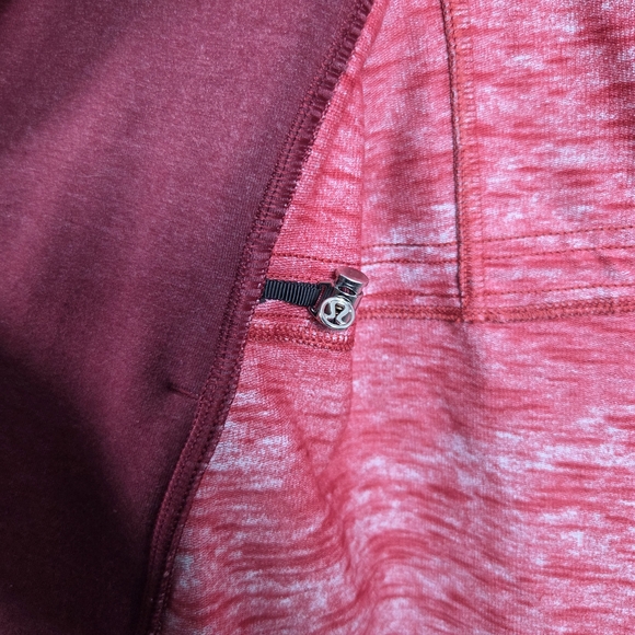 Lululemon Take Ten Full Zip Hoodie Rosewood Red Size L - Picture 6 of 13